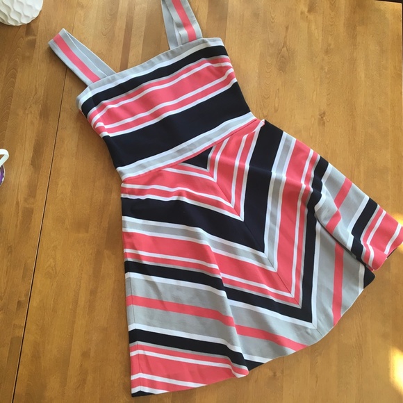 Milly for Banana Republic A-line Striped Dress - Picture 4 of 11